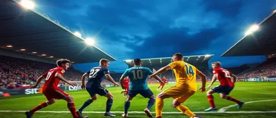A dramatic second-half moment on a rain-slickened pitch, Barrow’s red-kit striker lunging forward to head a cross while a...