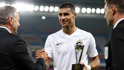 A Reuters Connect photo from Barrow's 2025 away match at Bromley captures the post-match presentation of the Man of the...